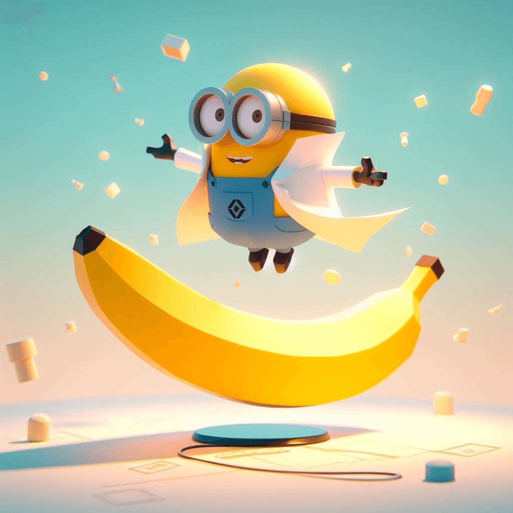 Anti-Gravity Banana Peel: Up, Up, and Away!
