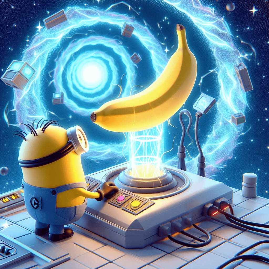 Teleporting Banana Teleporter: A Slippery Adventure